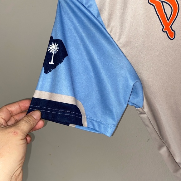 Prowl Men's Blue and Gray Jersey - Picture 4 of 12